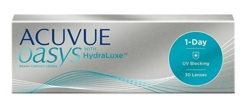 Acuvue Oasys 1-Day, Soczewki kontaktowe jednodniowe, Moc -1.00 Bc 8.5