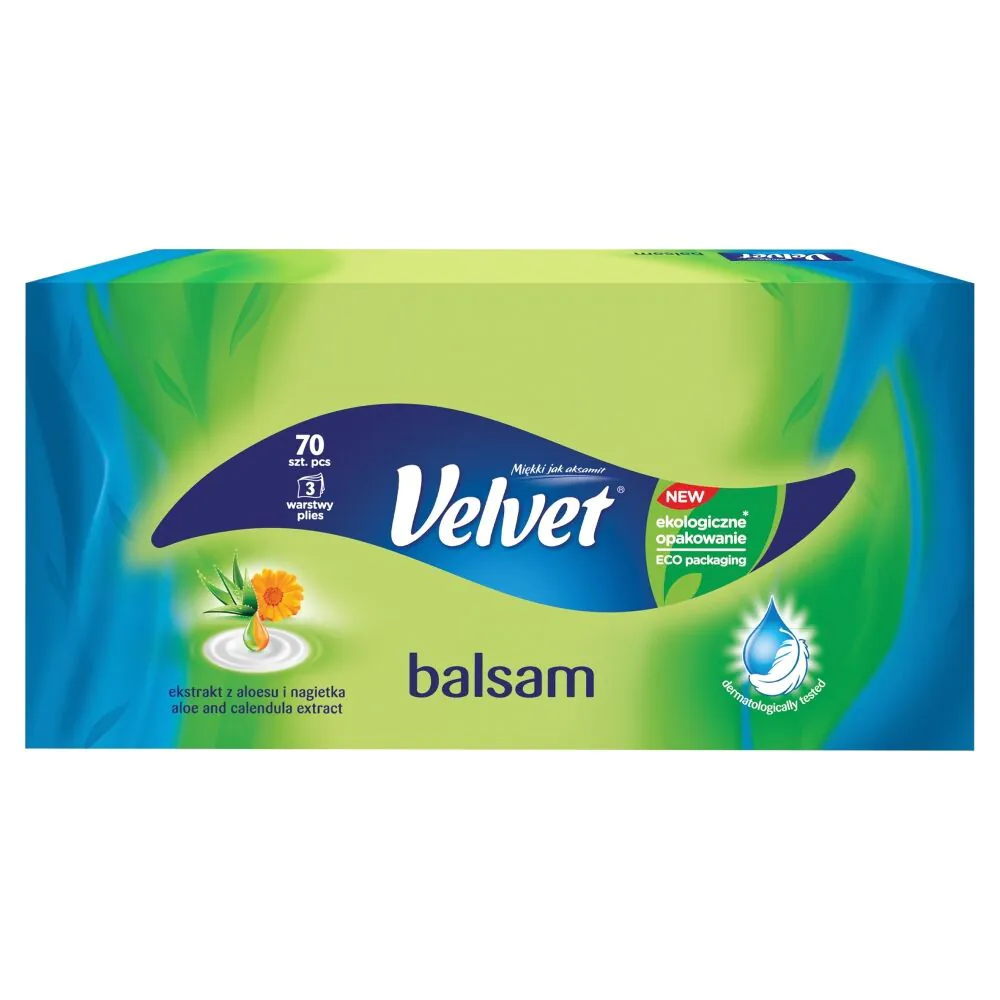 Velvet Chusteczki Balsam