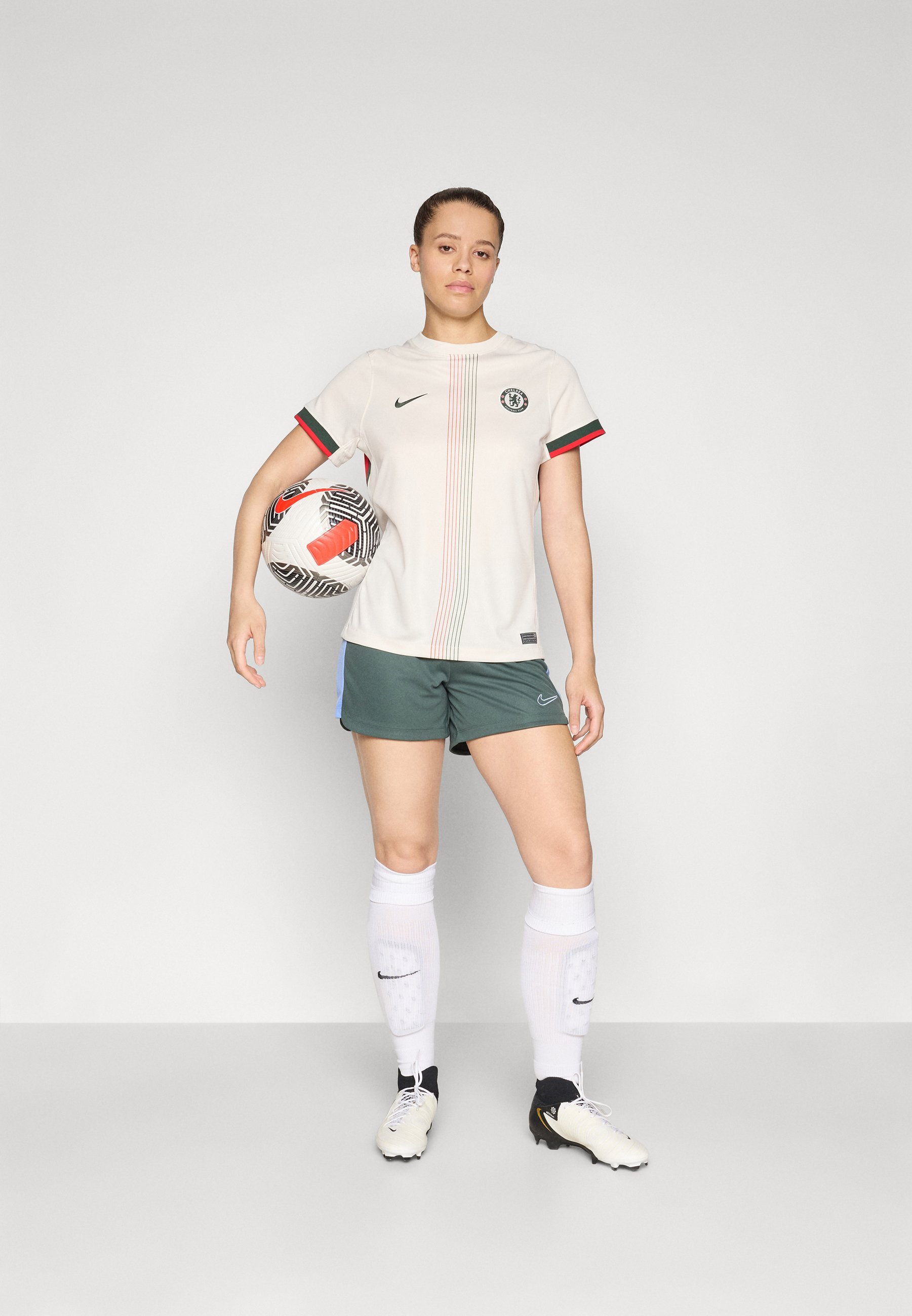 Nike Performance CHELSEA FC 2025/26 STADIUM AWAY - Klubska odjeća - fantomska/brzinsko crvena/galaktički žad