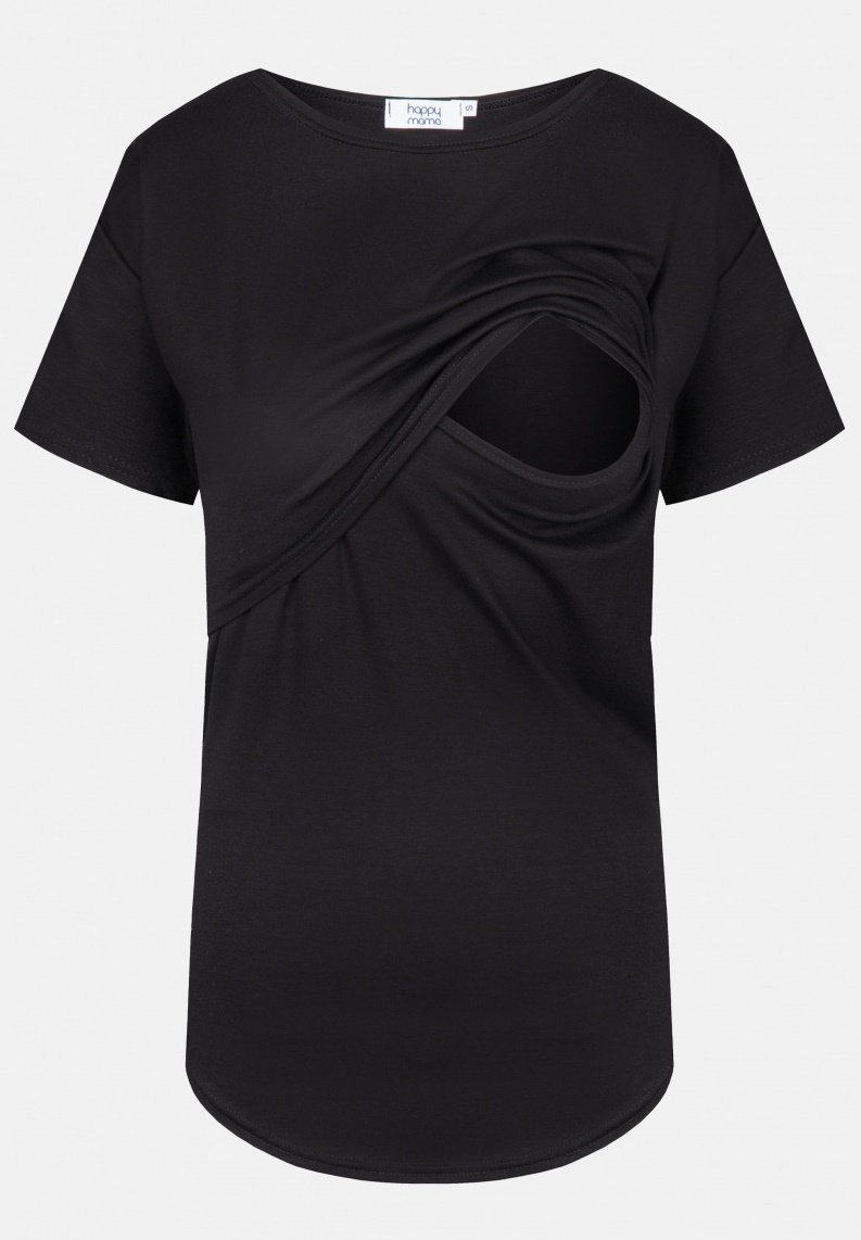 Ensemble Chelsea Clark pour l'allaitement (lot de 2) - Haut - blanc/noir
