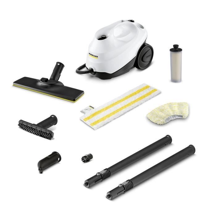 KARCHER SC 3 Easy Fix - Limpiador a vapor - 1900 W - 3,5 bar - Autonomía ilimitada - Elimina hasta el 99,99 % de virus y bacterias