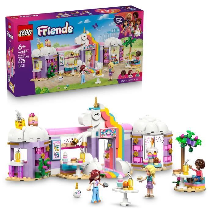 LEGO Friends 42684 The Unicorn Café - Building Set for Girls or Boys Ages 6+
