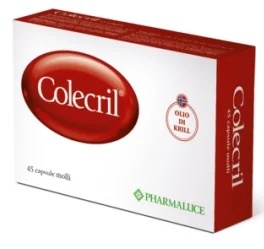 Colecril, suplemento alimentar para controle do colesterol, 45 cápsulas gelatinosas.