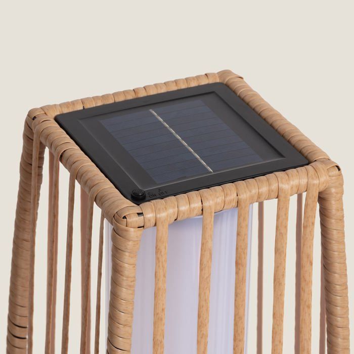Lampadaire LED Extérieur Solaire Arley  Naturel