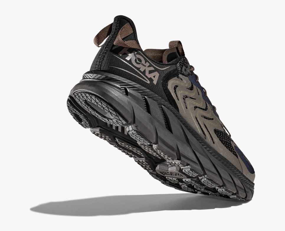 HOKA Clifton LS Satisfy Laufleistung, geschmiedetes Eisen / Schwarz