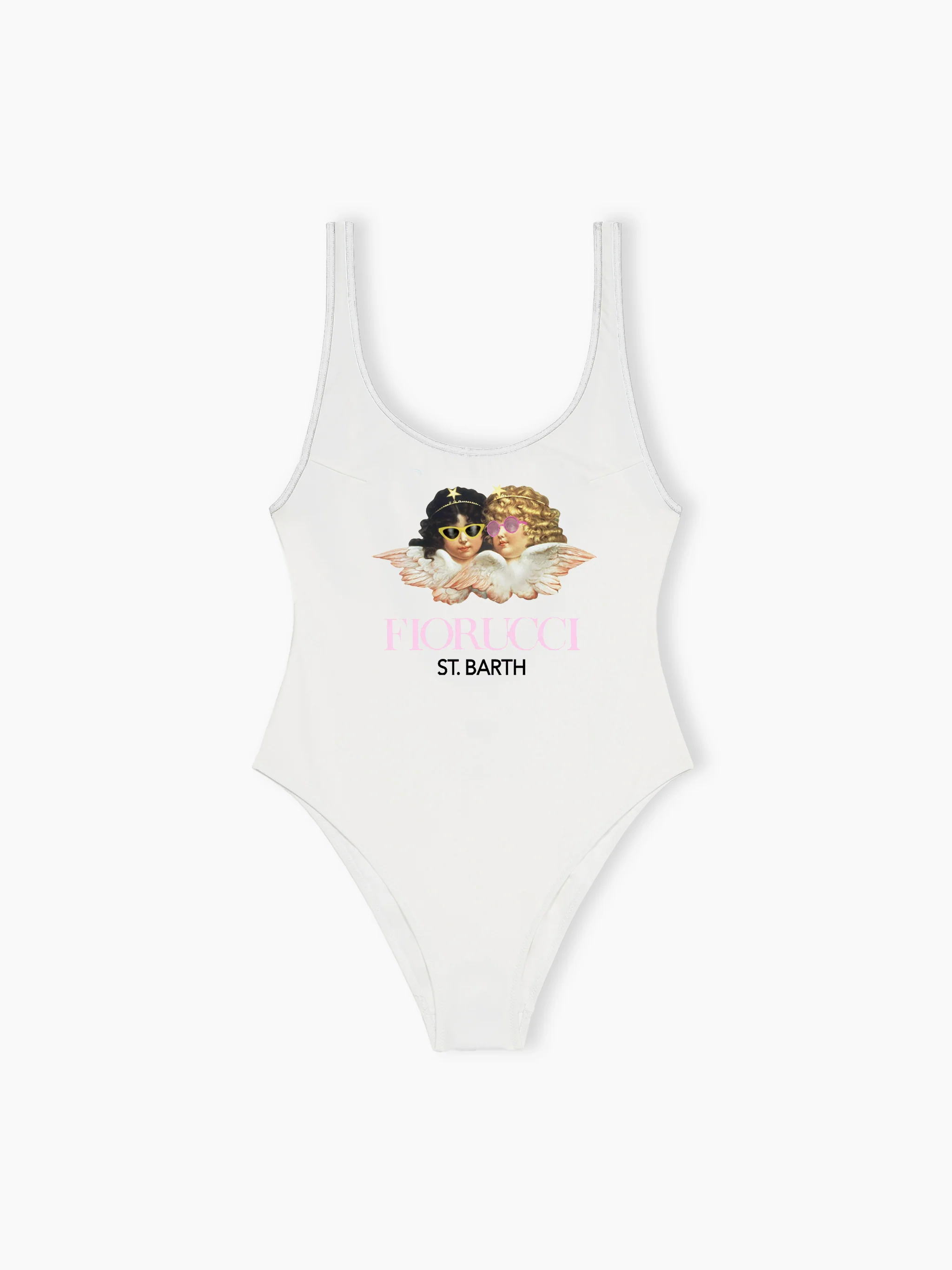 Costume intero da donna con stampa scollo a V Althea | FIORUCCI SPECIA