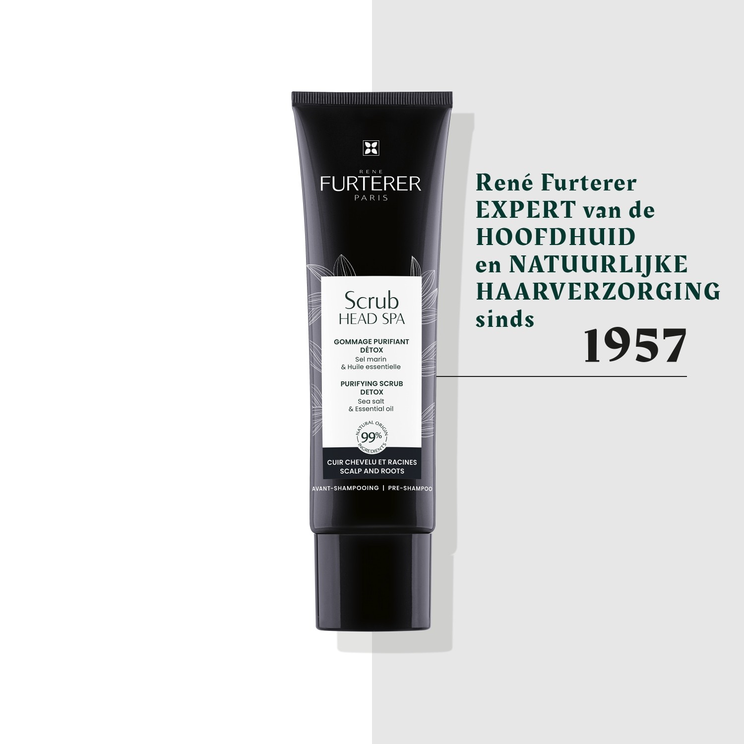 René Furterer piling za vlasište, piling za čišćenje, detoks – 150 ml