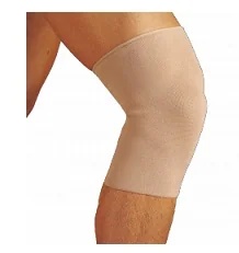 Dr. Gibaud Kniebandage aus Baumwolle für Verstauchungen, dünn, beige, Größe 1