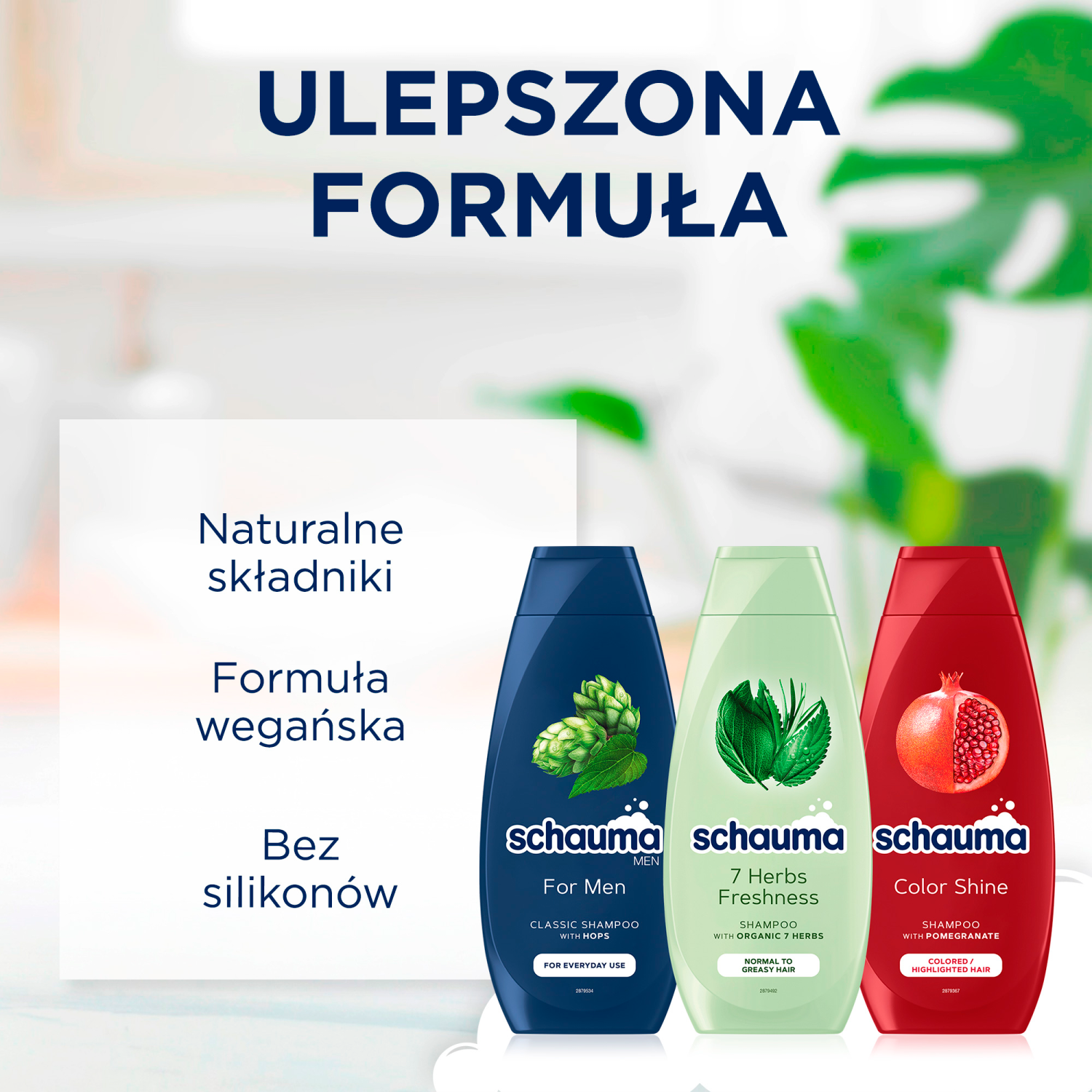 Schauma For Men Herren-Shampoo 400ml Stärkt und pflegt das Haar von Männern