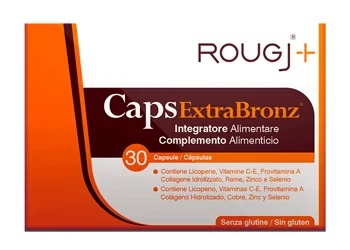 ROUGJ Rougj Cap ExtraBronz 30 capsules Complément alimentaire pour la stimulation de la mélanine