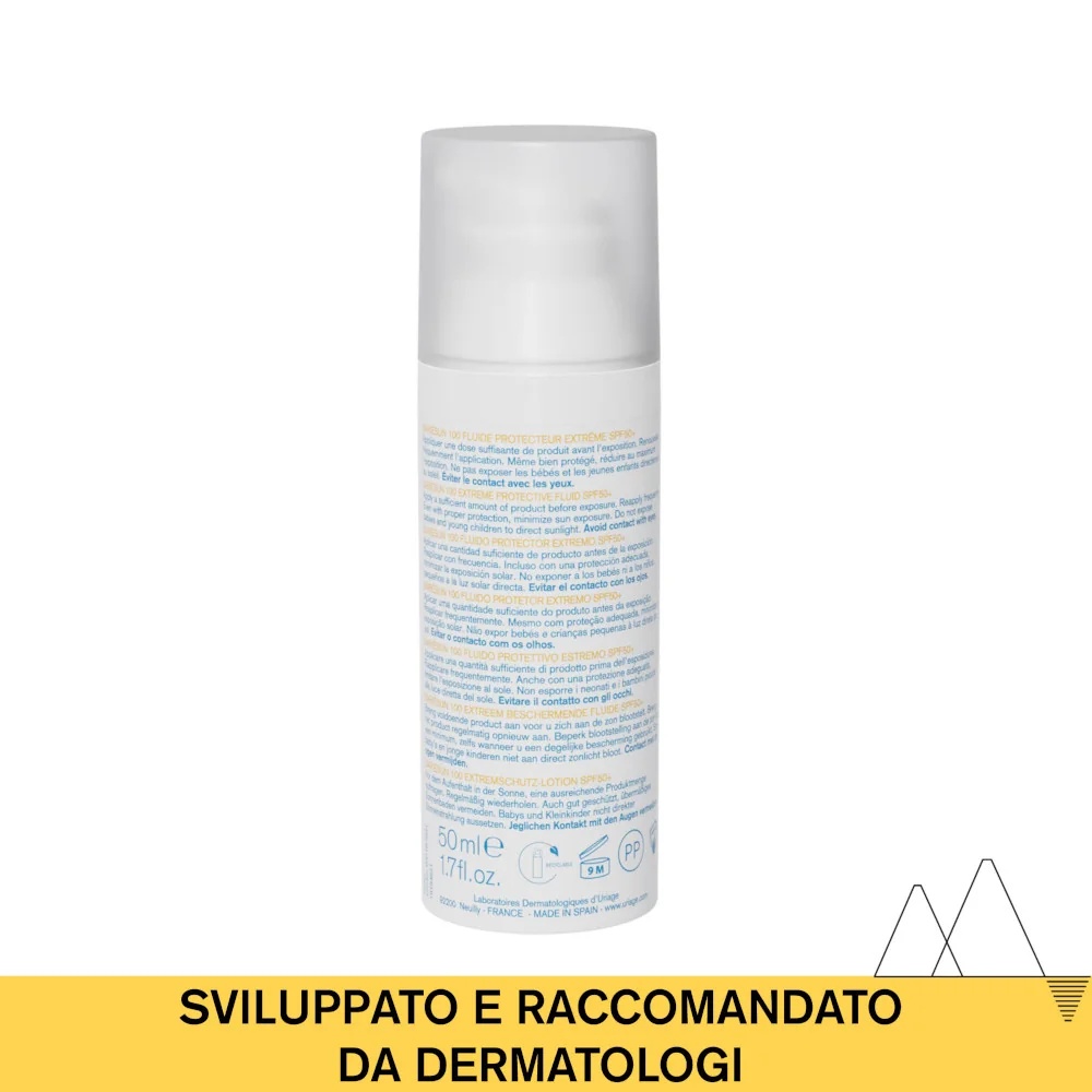 URIAGE Uriage Barièsun Fluide 100 SPF 50+ Protection Solaire Extrême Visage 50 ml fluide protecteur
