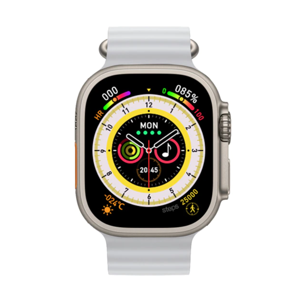  Smartwatch Smartek SW-WK8 Ultra Series 8, Bluetooth, Anrufe, kabelloses Laden