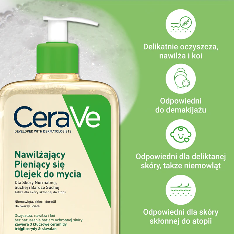 CeraVe Reinigungsöl Feuchtigkeitsspendender Schaumreiniger