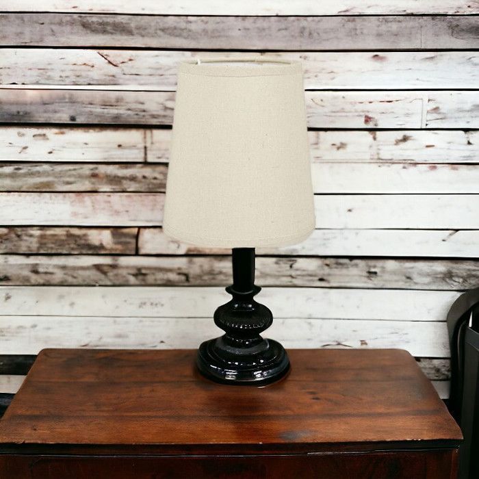 Lampenkap - Kegelvormig - Linnen/Beige - Voor lamp - 15x15x16cm - E14 fitting