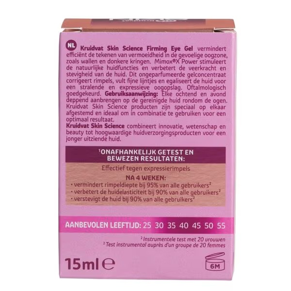 Kruidvat Skin Science gel protiv starenja za oči 30+<br>15ml