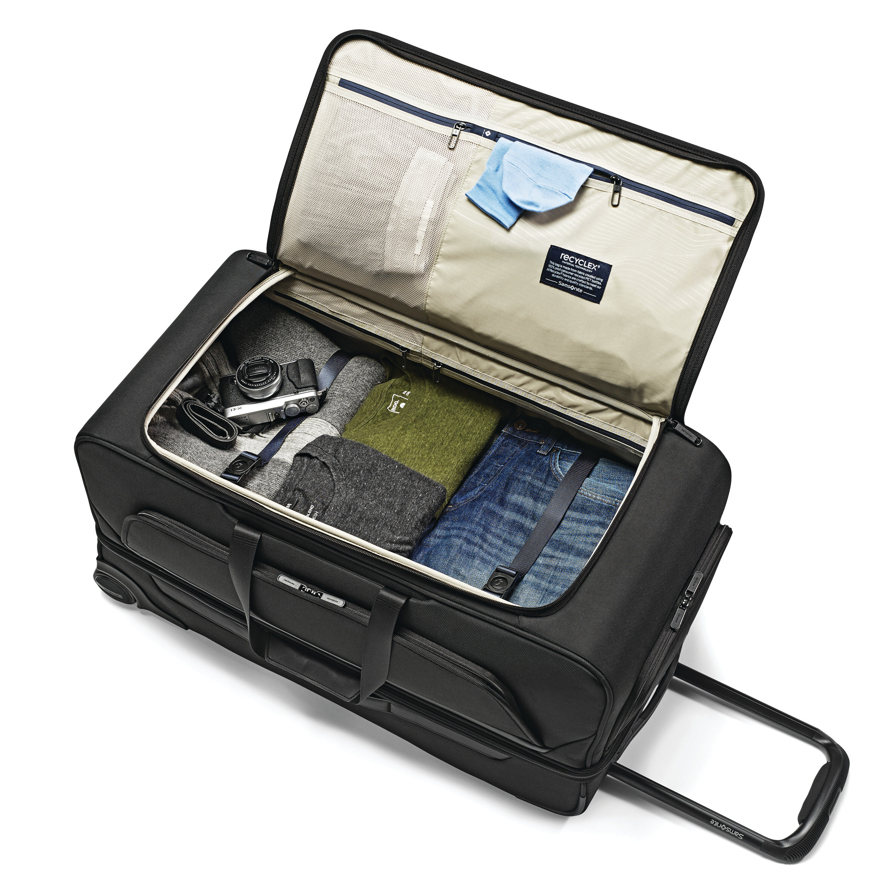 Mala de viagem Samsonite Armage II com rodas e divisória