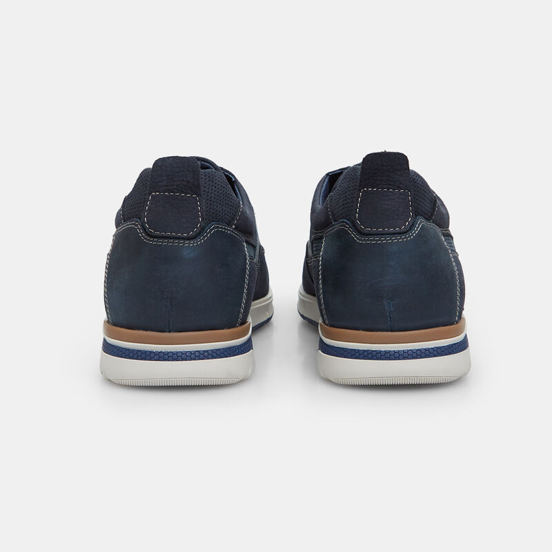 BATA Męskie buty sznurowane z nubuku