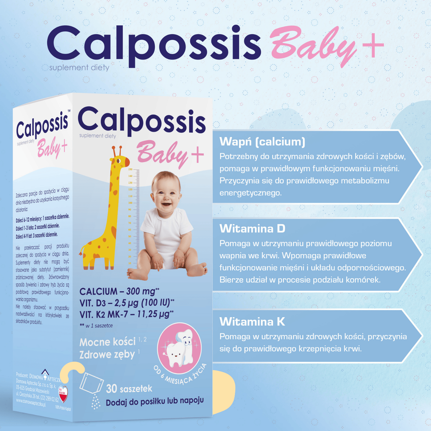 Komplet prve pomoči za dojenčke Calposis +