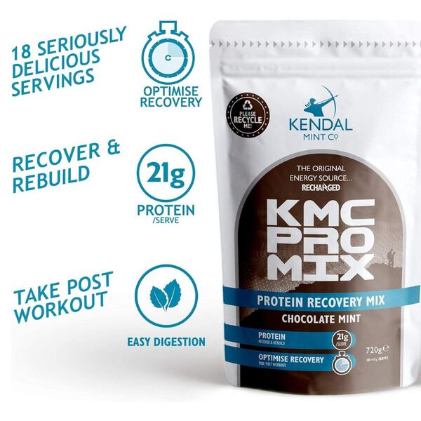Proteína de suero KMC Pro Mix sabor chocolate y menta 720 g | Salud | Superdrug