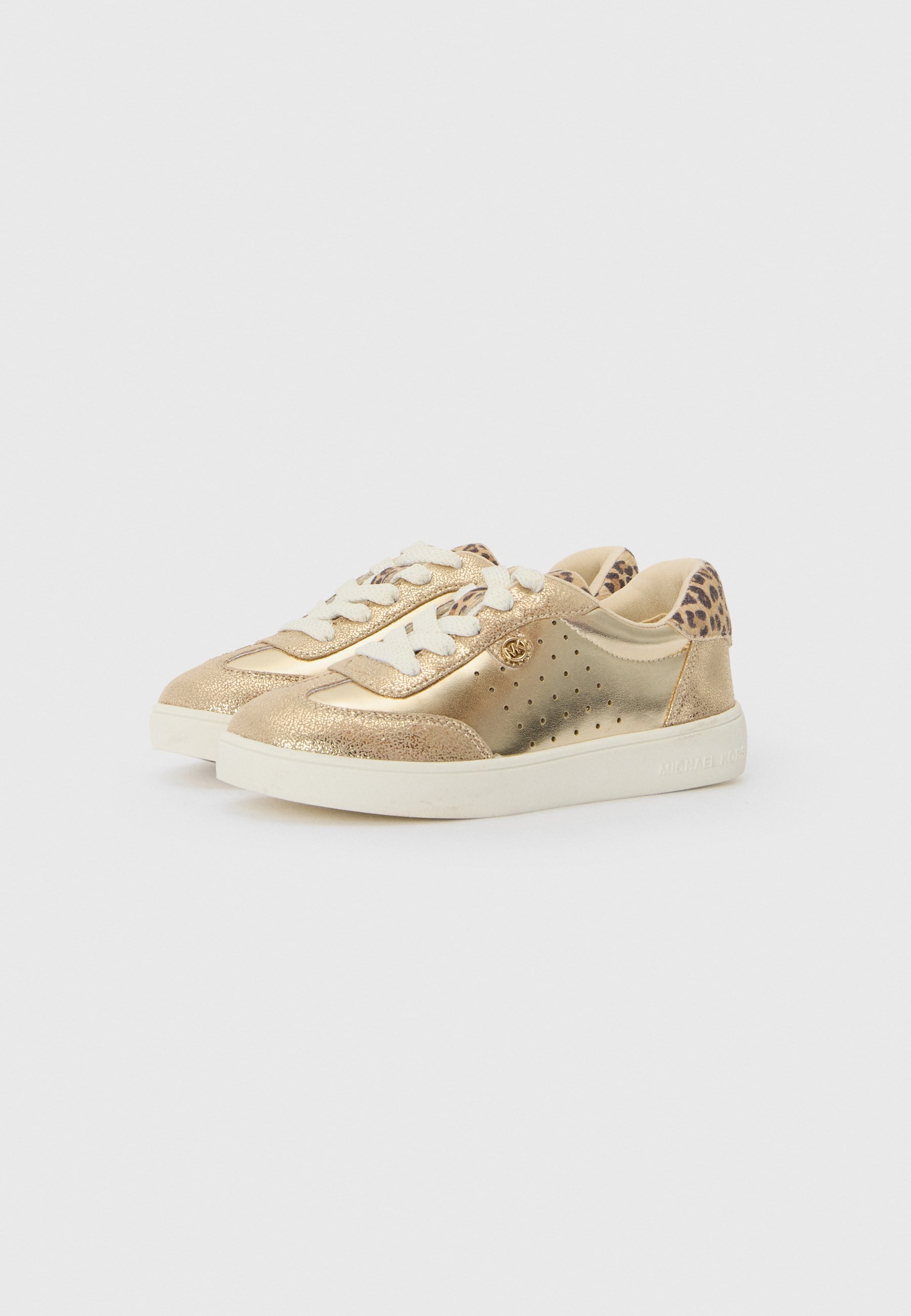 Michael Kors Kids JEM SCOTTY - Sneakers - goudkleurig/bruin