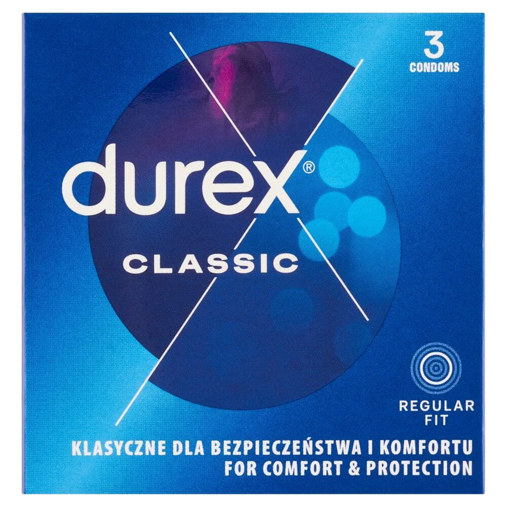 Durex Classic prezerwatywy, 3 szt.