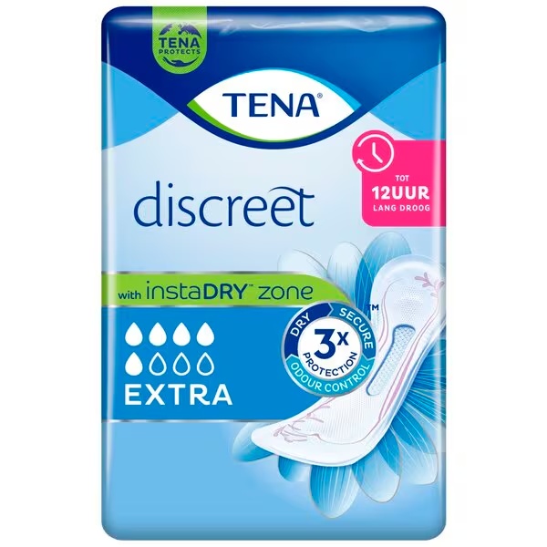Vložki za inkontinenco Tena Discreet Extra<br>Medicinski pripomoček - 10 kosov