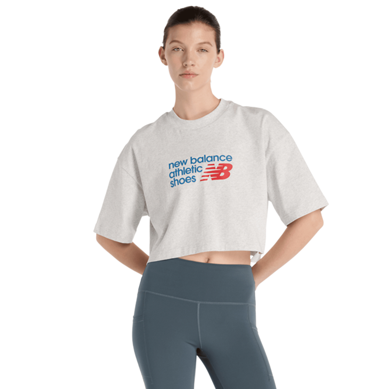 New Balance Athletics Premium Logo Cropped T-shirt