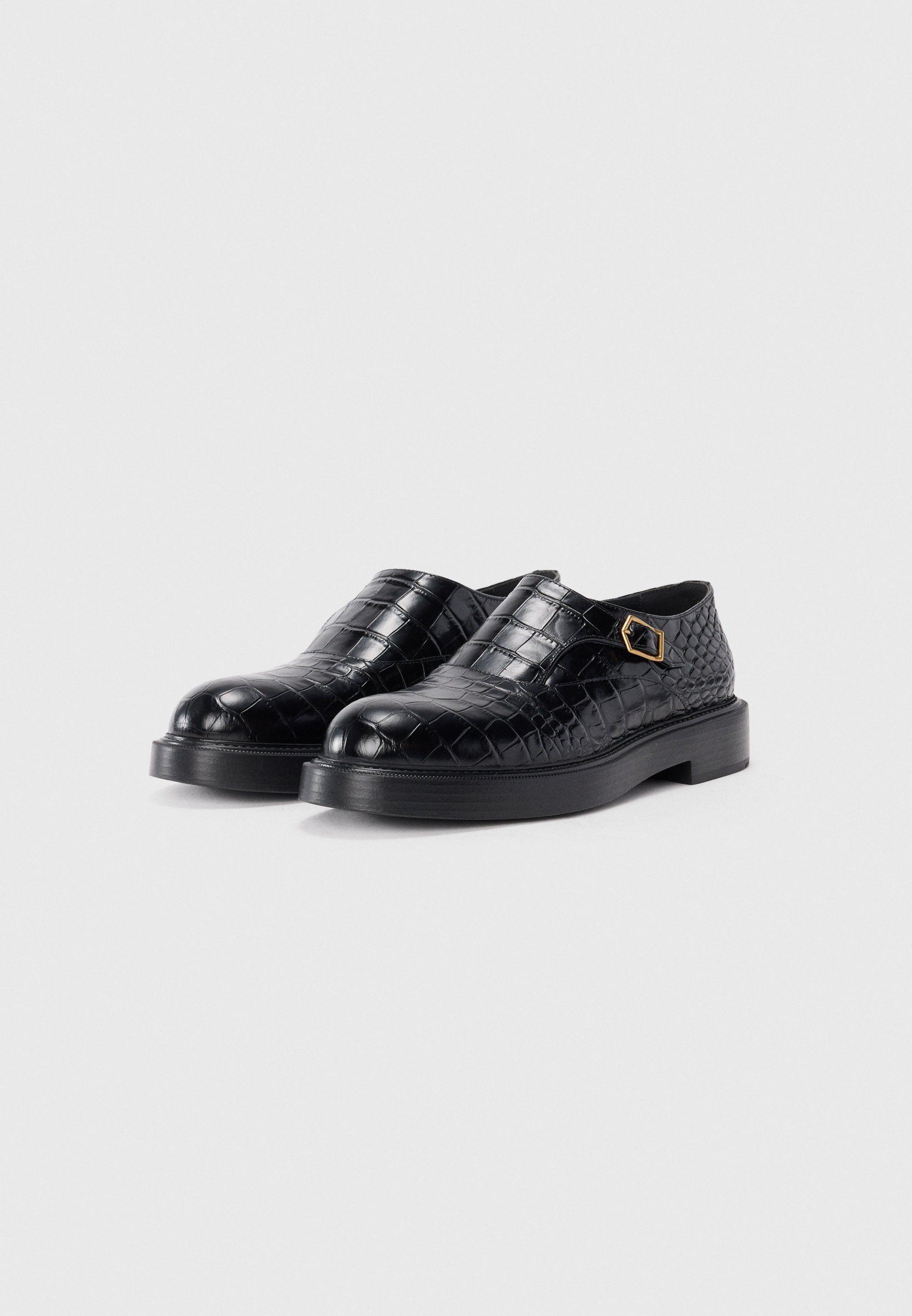 Emporio Armani SINGLE MONK - Slip-ons - nero