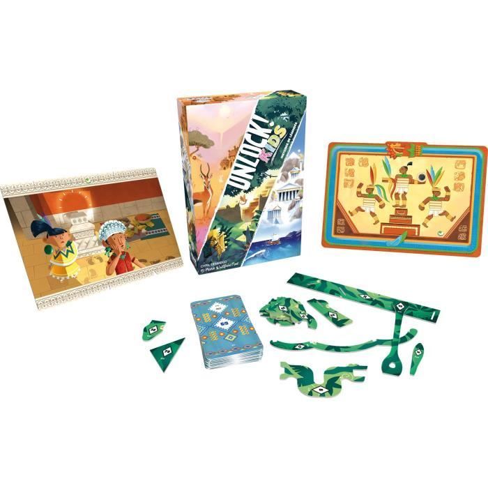 ¡Desbloquea! Mitos y Cuentos Infantiles | Asmodee - Juego de Escape - 3 historias, cada una con 2 aventuras - A partir de 6 años