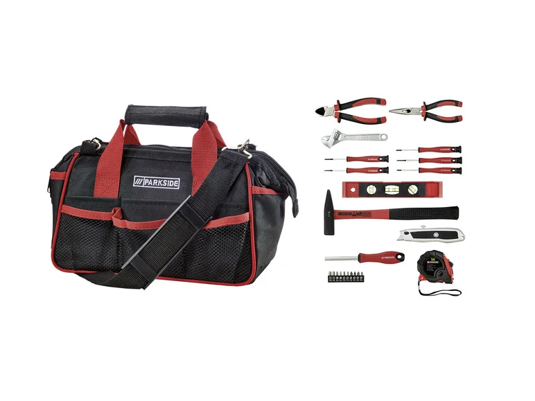 Kit de ferramentas PARKSIDE® em bolsa de armazenamento