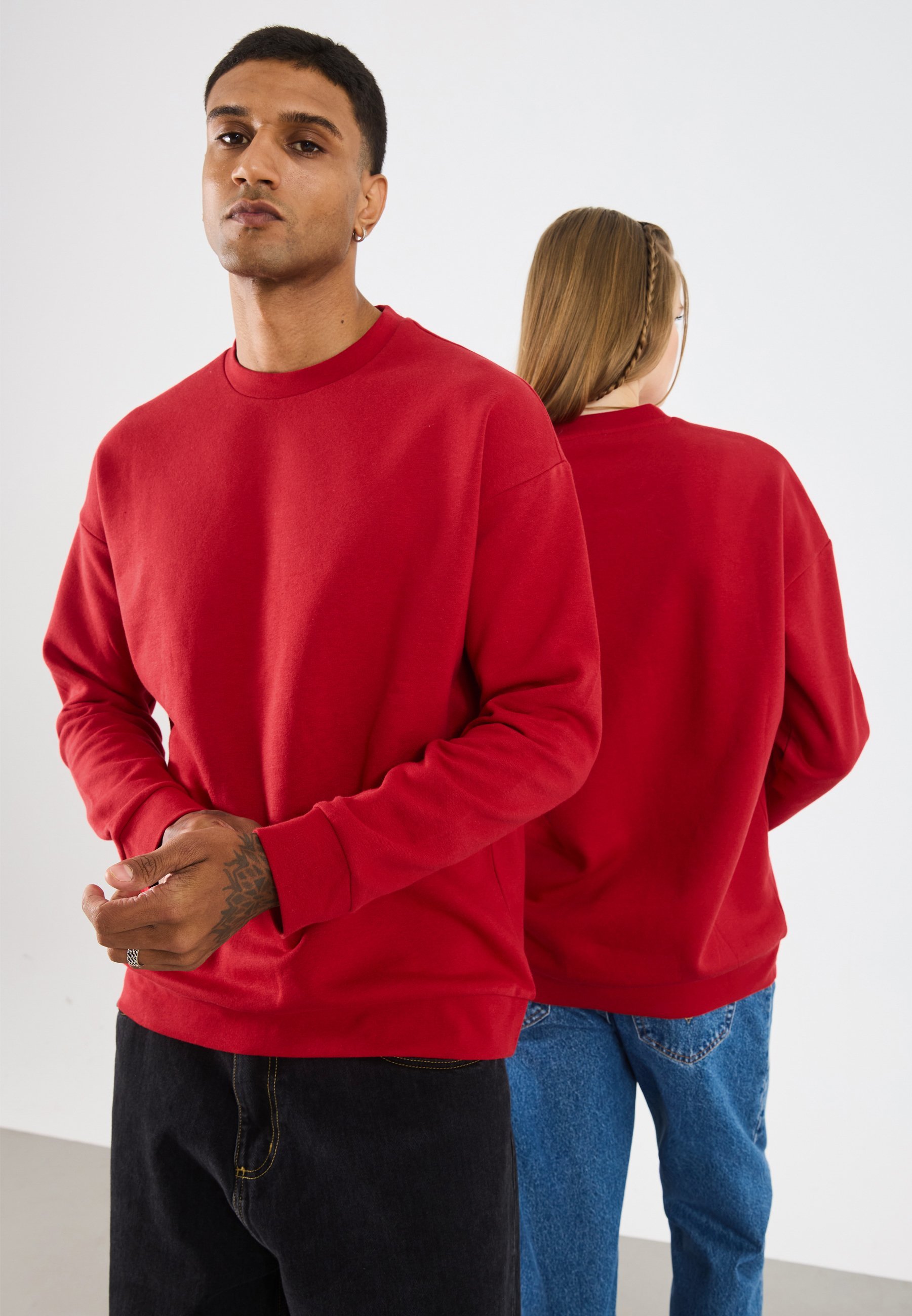 YOURTURN UNISEX - Sweatshirt - rood