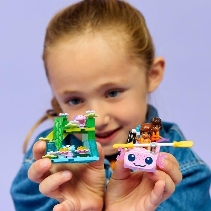LEGO Friends 42681 Barca dell'avventura con l'axolotl - Set di costruzioni per bambini dai 5 anni in su - Minifigure