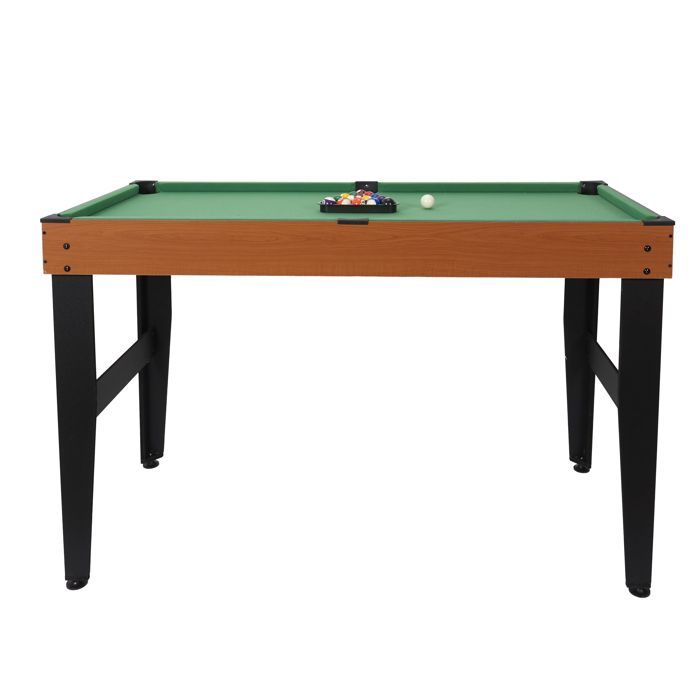 Pool Table - Mister Gadget - Compact - Elegant - Brown and Black