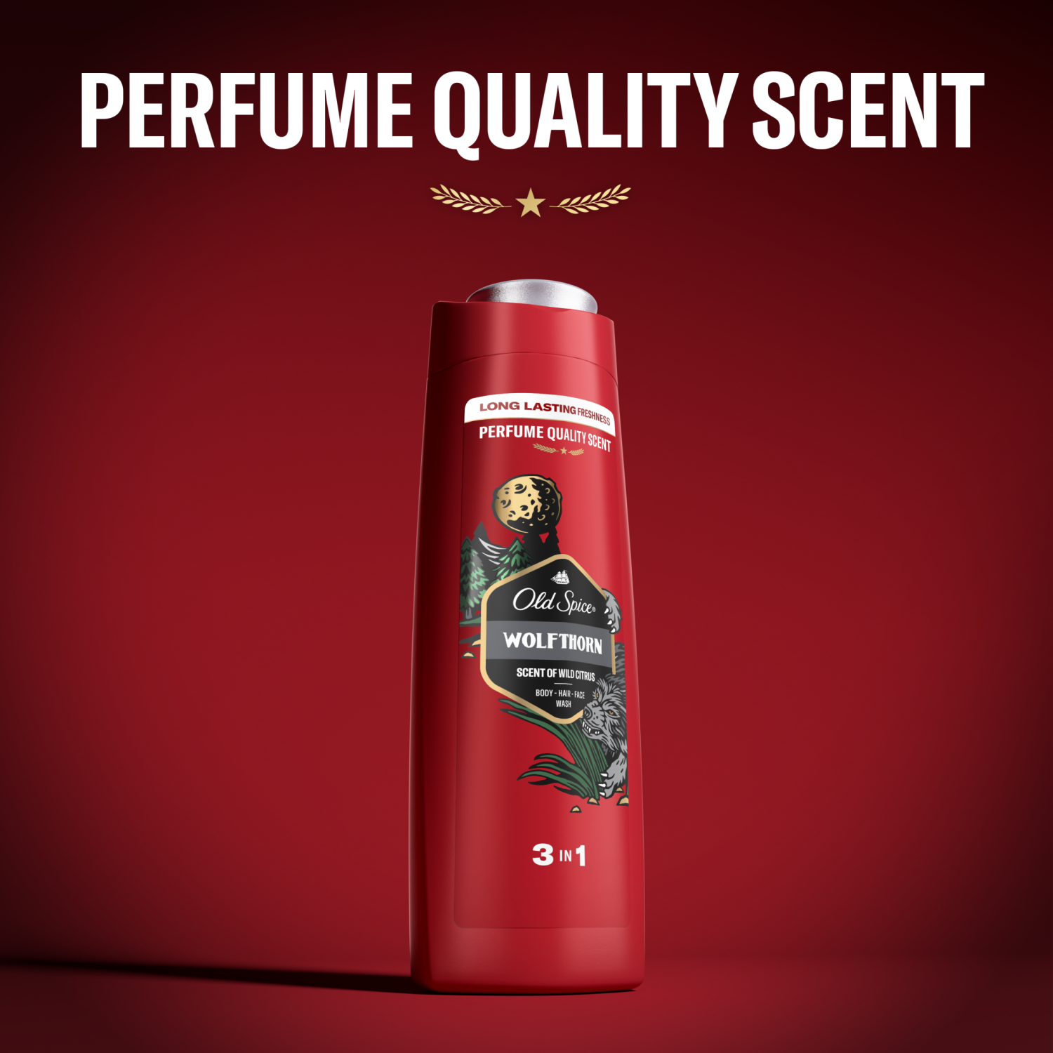Old Spice Men's Shower Gel 400ml Wolfthorn
