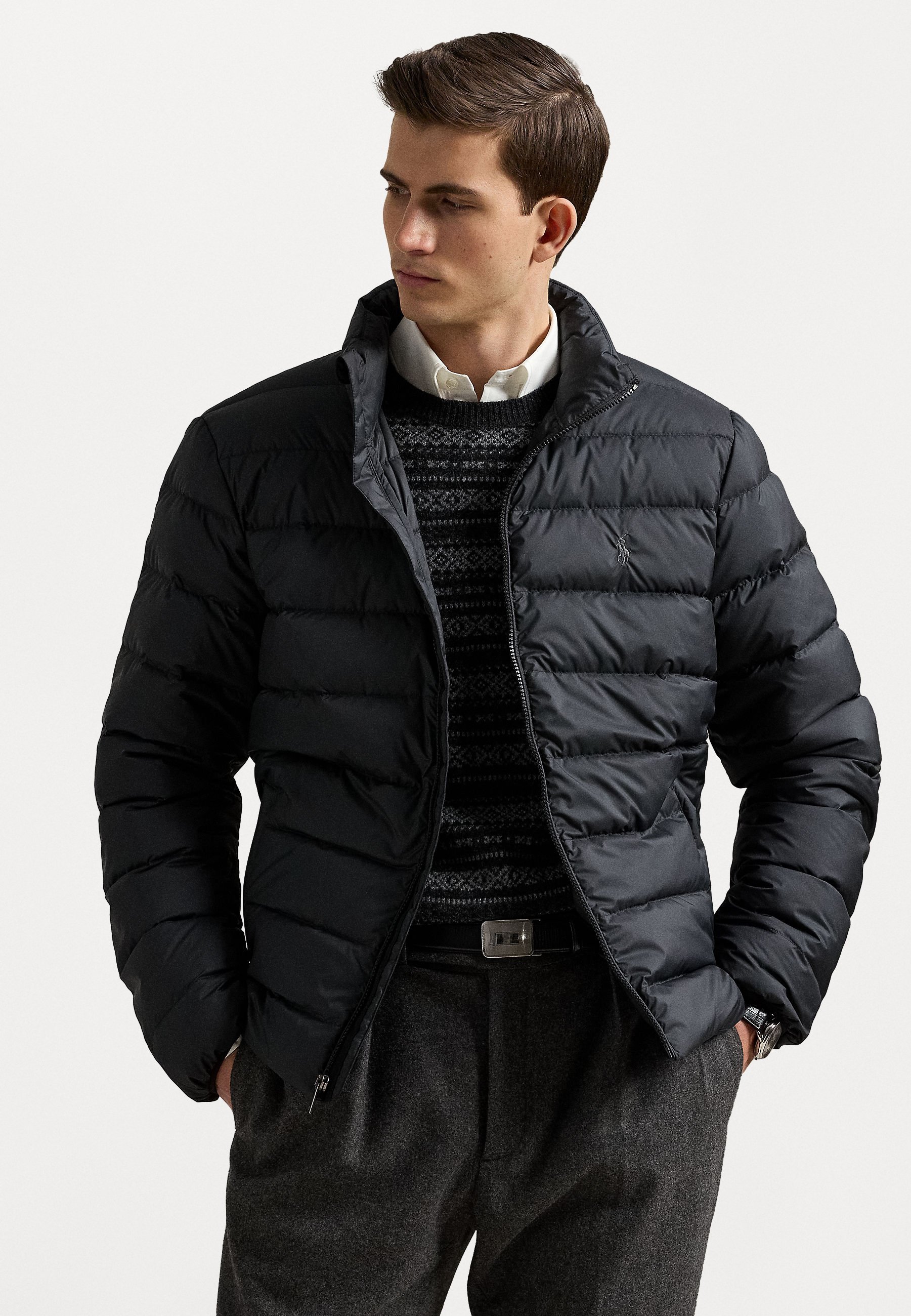Polo Ralph Lauren THE COLDEN PACKABLE MATTE JACKET - Doudoune - noire