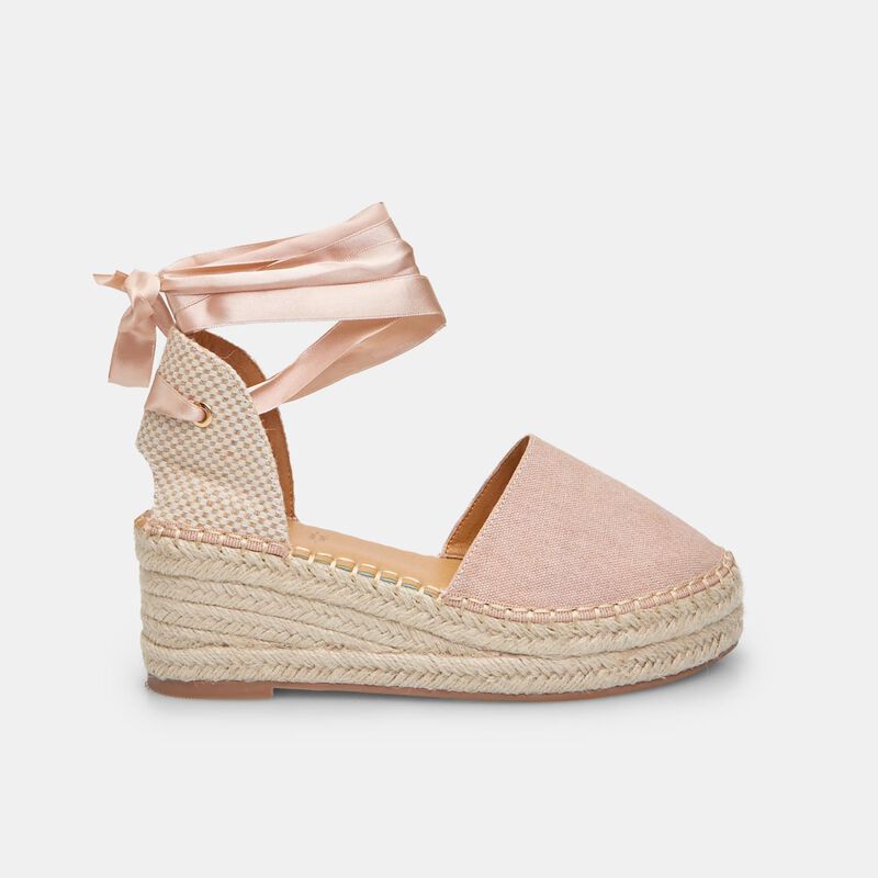 BATA espadrilles met sleehak van 6 cm voor dames