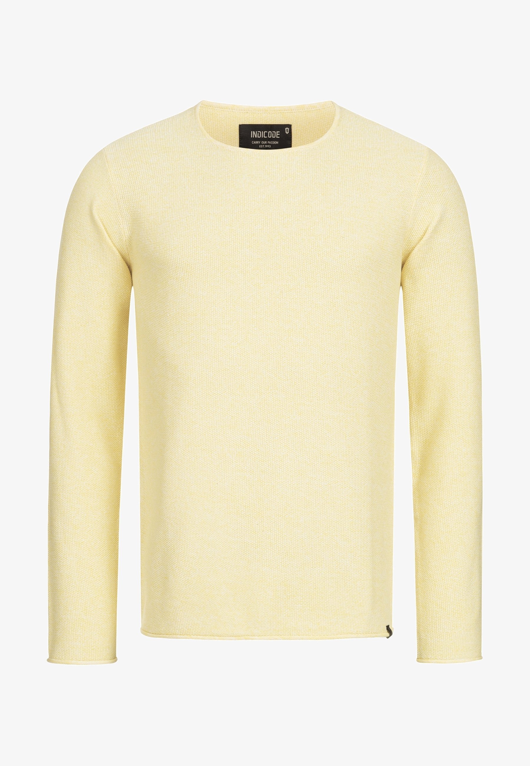 Maglione INDICODE JEANS - giallo screziato