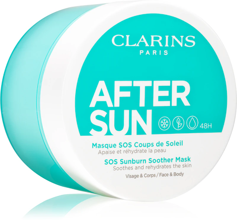 Máscara calmante para queimaduras solares Clarins After Sun SOS