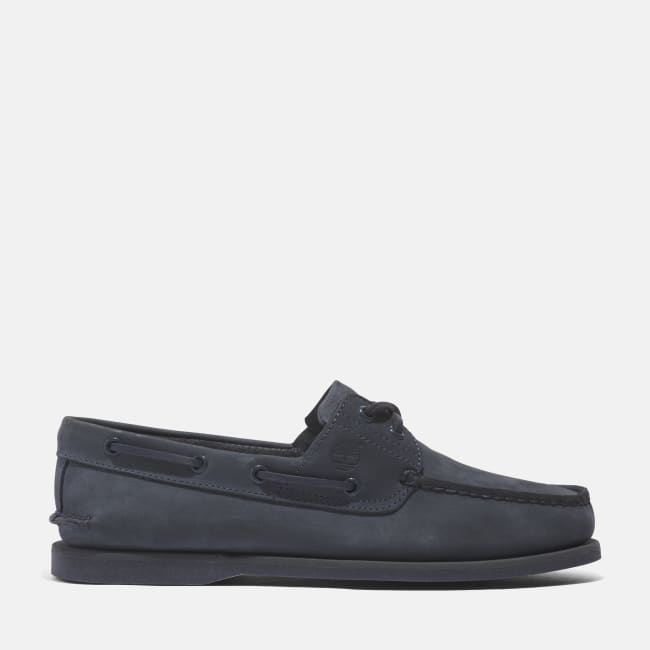 Scarpa da Barca in Pelle Classic da Uomo in blu                scuro