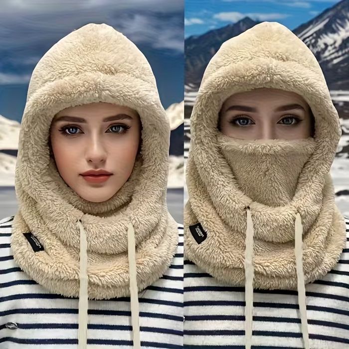 Women's Cold Weather Protection - Beige - Lightweight - Warm - One Size