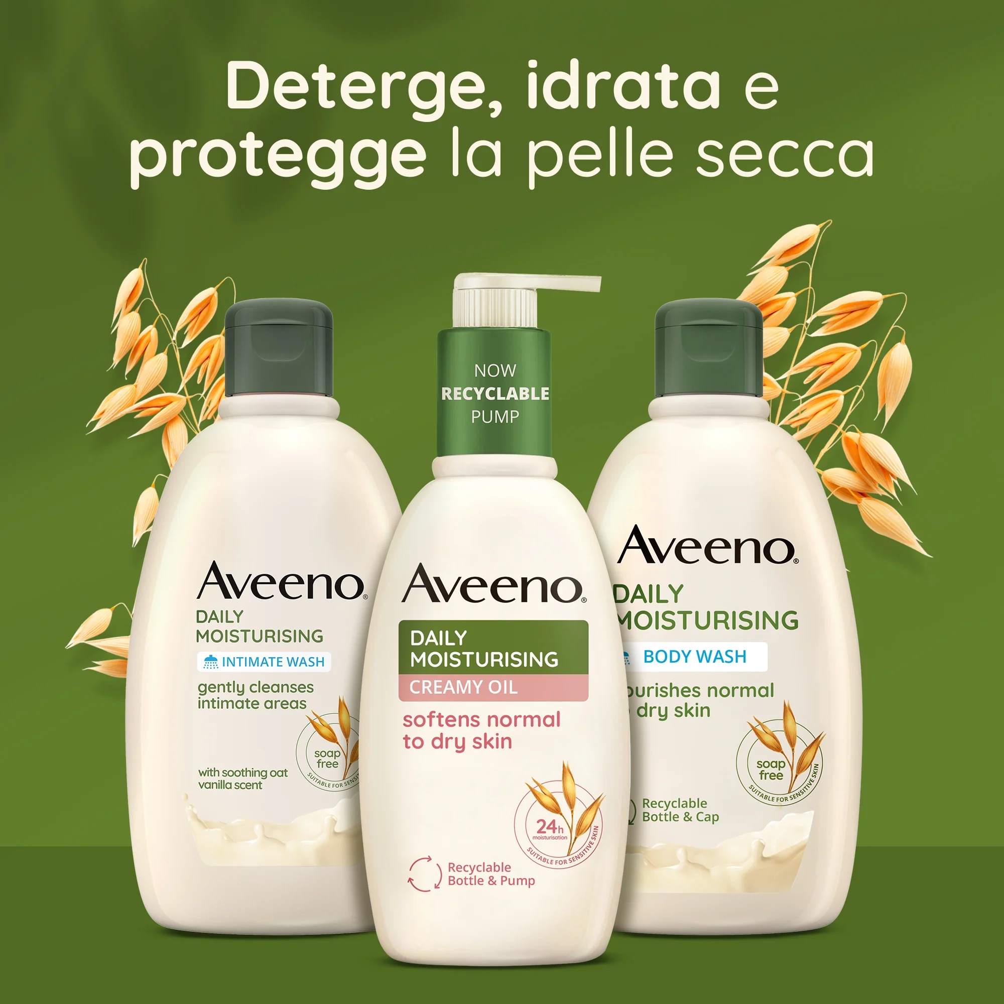 AVEENO Aveeno Dagelijkse Hydraterende Crème Olie met Zoete Amandelolie