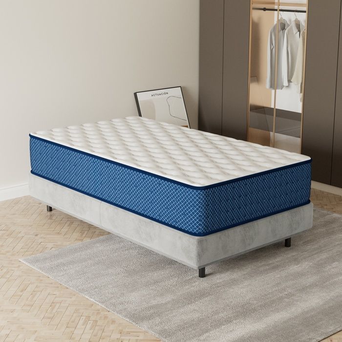 Matelas 120x190 cm,epaisseur 26 cm Ferme 7 zones de confort en mousse mémoire adaptativer,Réversible Soutien Parfait,DEWINNER