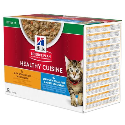 Hill's Science Plan Kitten Healthy Cuisine med kylling og havfisk