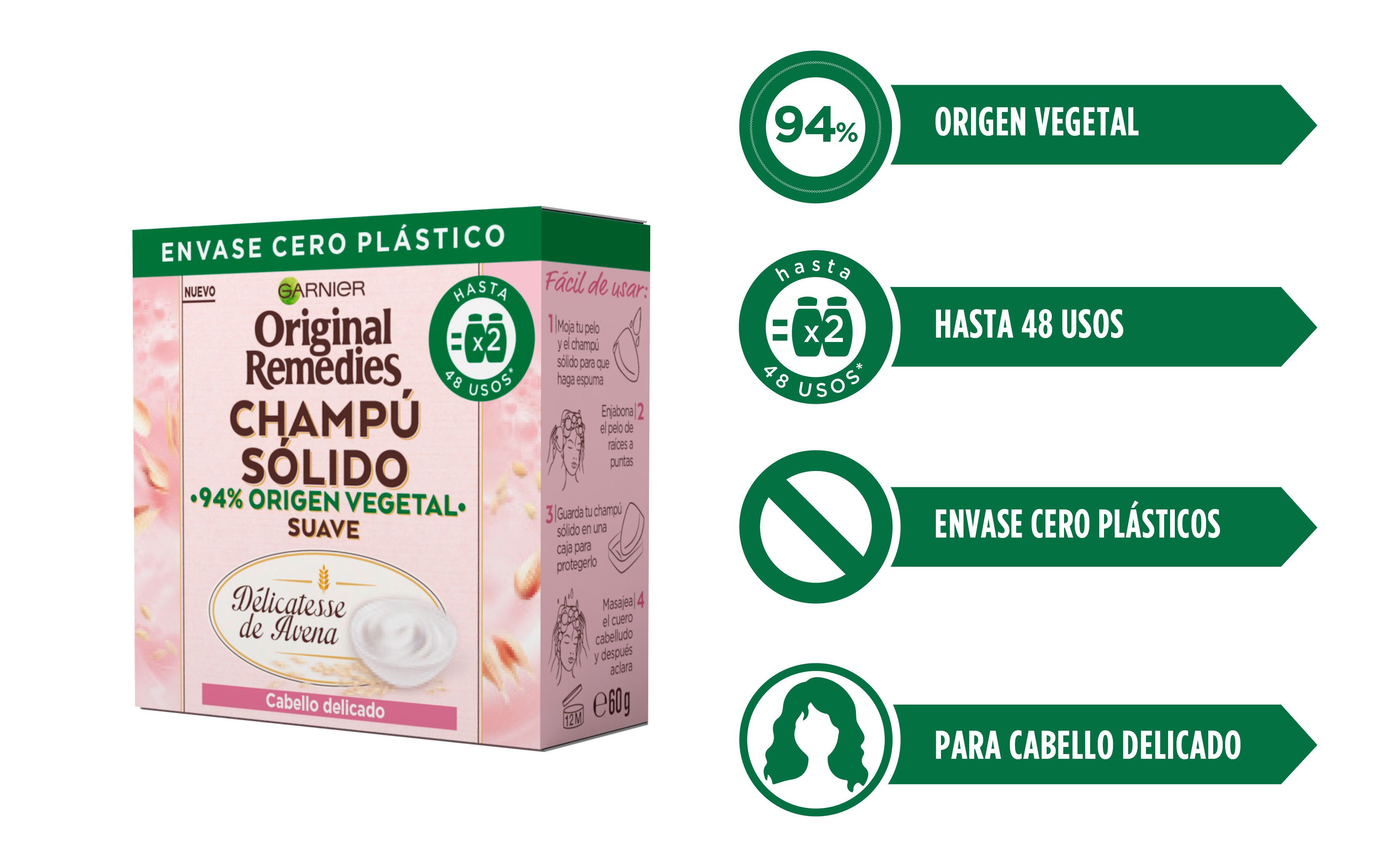 Delicatesse čvrsti šampon od zobi za osjetljivu kosu Čvrsti šamponi