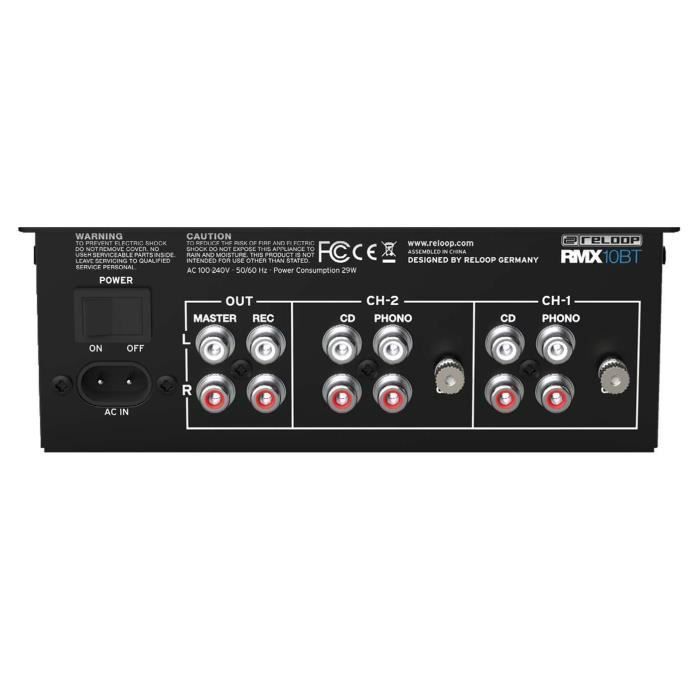 Reloop RMX-10 BT Table de mixage DJ