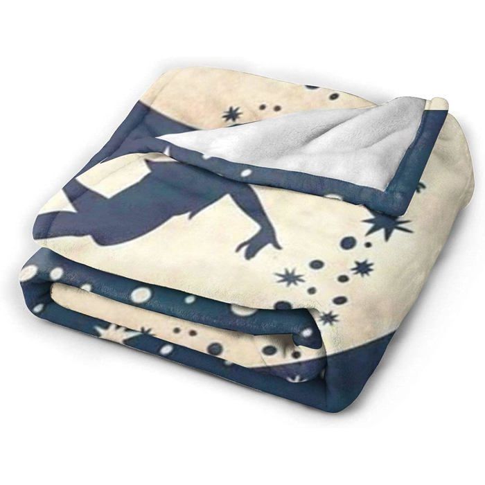 Jeté de lit doux Fée Clochette et fée volante Couverture chaude couvre-lit pour couvre-lit