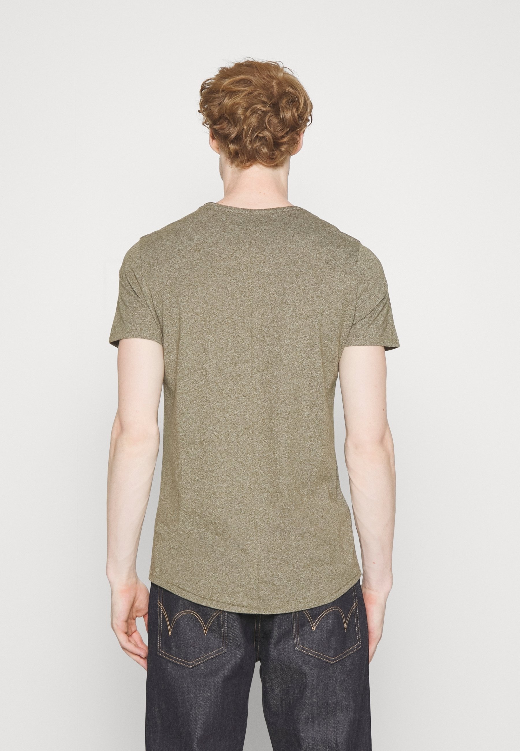T-shirt basic Tommy Jeans - verde oliva
