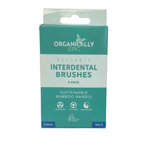 Organic Epic Bambusz Fogköztisztító Kefék - 3-as Méret