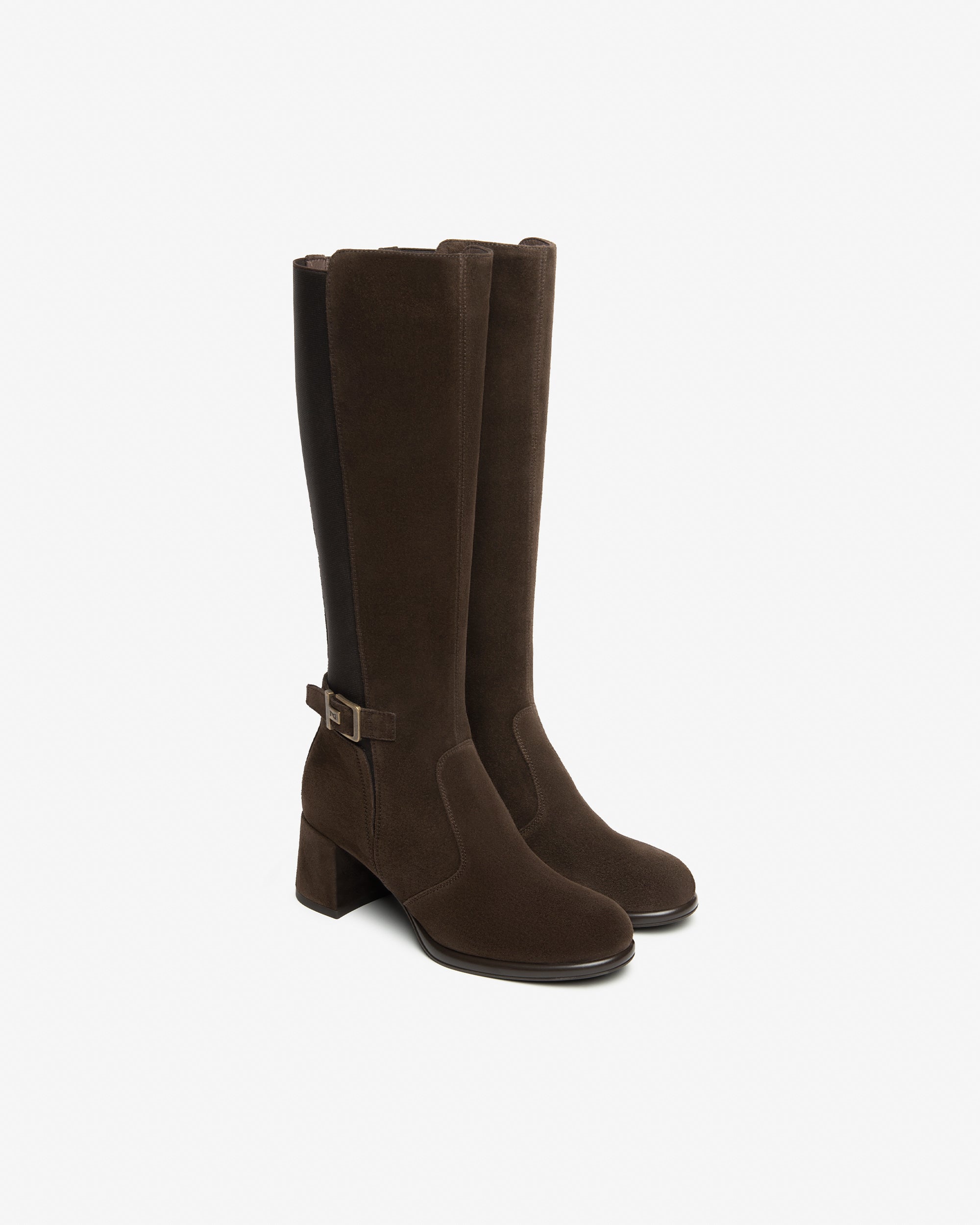  Bottes en daim et tissu pour femmes