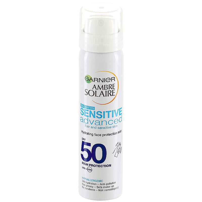 Garnier Ambre Solaire Gevoelige Geavanceerde Spray 75 ml, SPF50